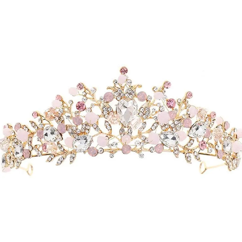 Children's Crown Hair Accessories Princess Costume Princess Crown Headband Birthday Wedding Hair Party Accessories Crystal