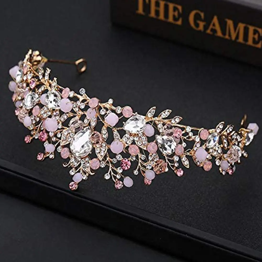 Children's Crown Hair Accessories Princess Costume Princess Crown Headband Birthday Wedding Hair Party Accessories Crystal