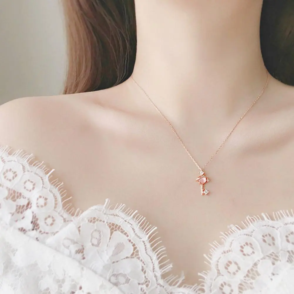 Jewelry for Women Opal Star Planet Pendant Necklace for Women Simple Zircon Necklace Female Rhinestone Temperament Jewelry