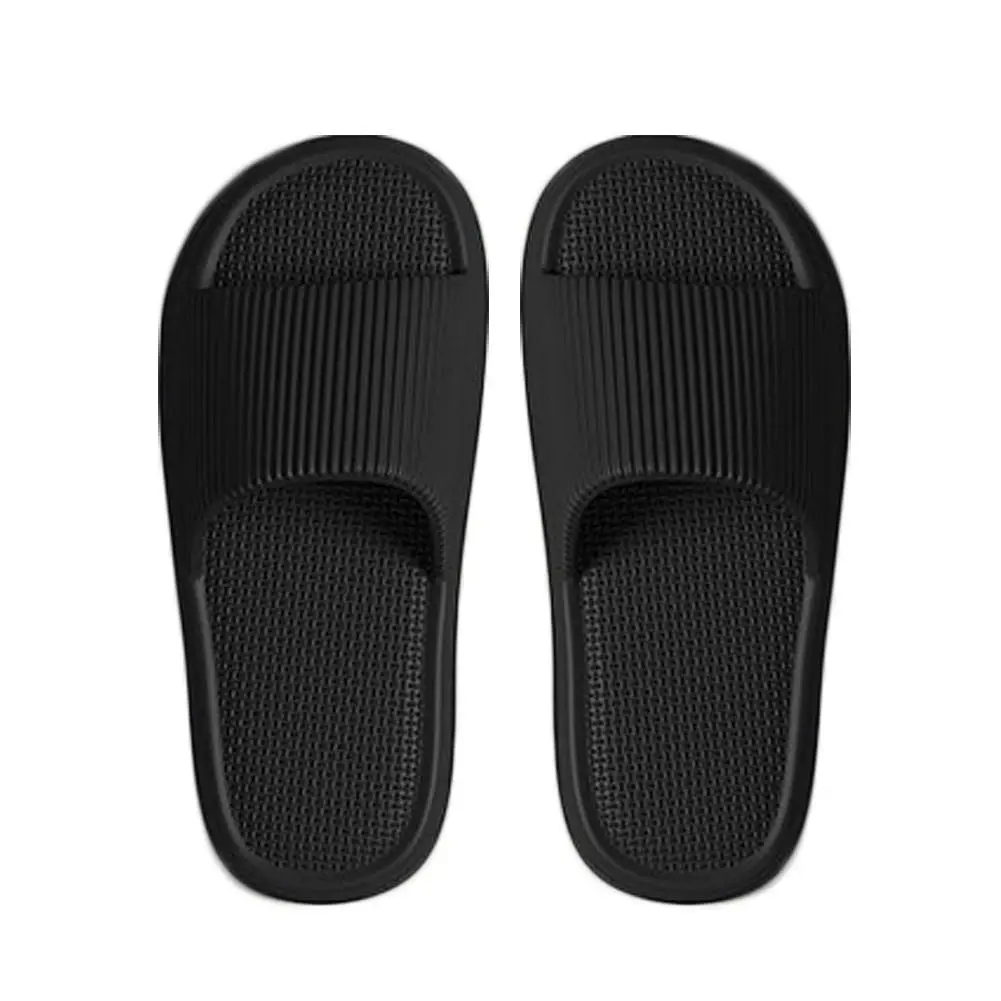 Fashion Thick Platform Slippers Beach Shoes Soft Sole Couple Non-slip Flip Flops Slide Sandals Simplicity Unisex House Shoes