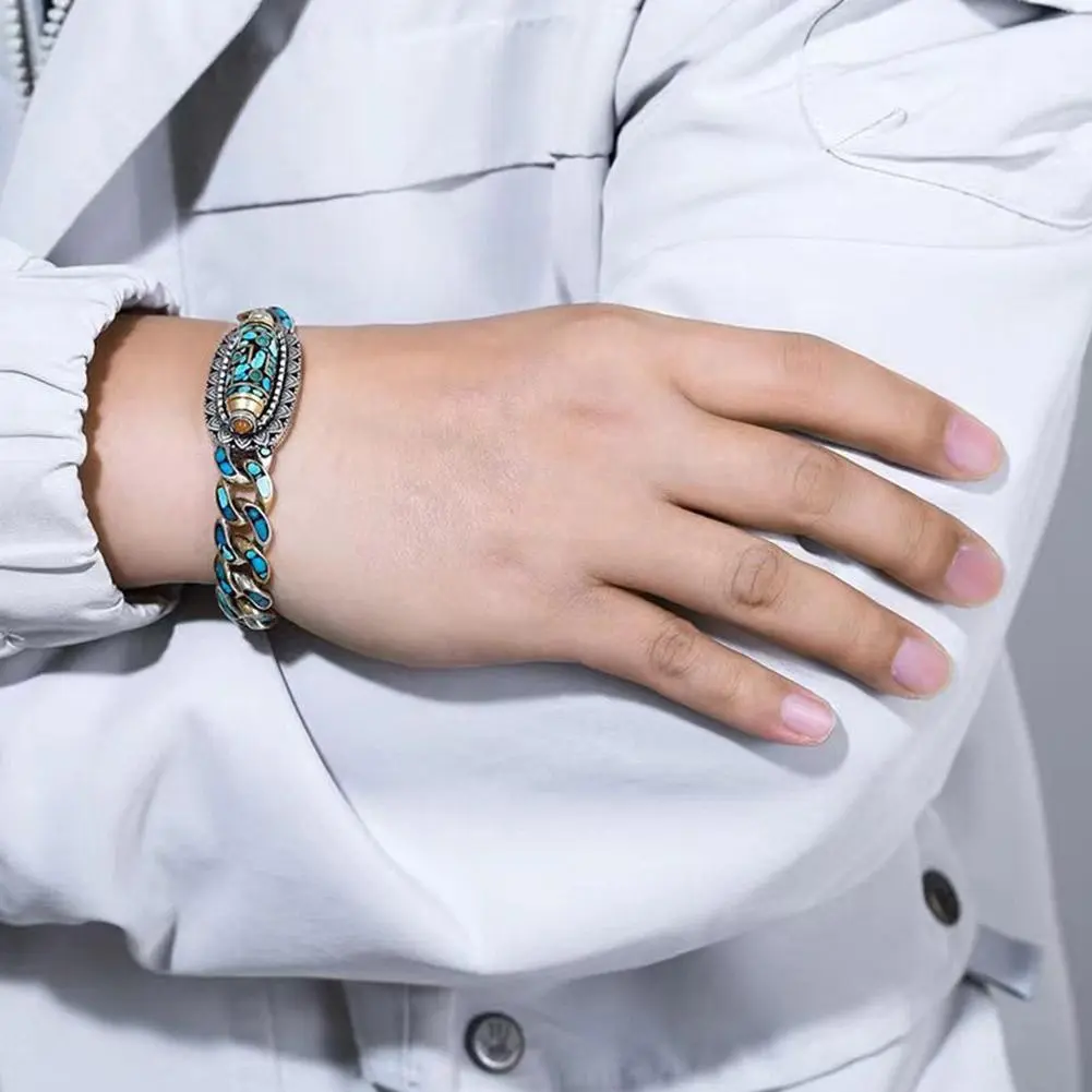 High-end Six-character Mantra Retro Men's and Women's Bracelets Personality Chinese Style Men's Fashion Jewelry