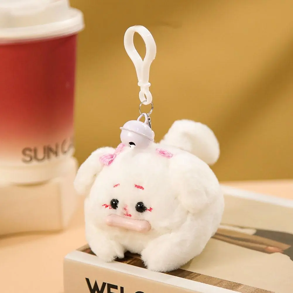 New Cute Plush Cartoon Chikawas Squeak Doll Keychains Pendant Girl Heart Backpack Pendant Super Cute Keyring Jewelry Gifts