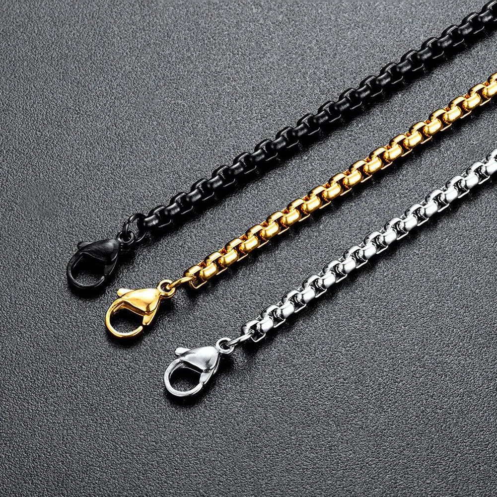 Christian Bible Cross Chain Necklace Steel Big Pendant Necklace Men's Religious Prayer Jewelry Corrente Masculina