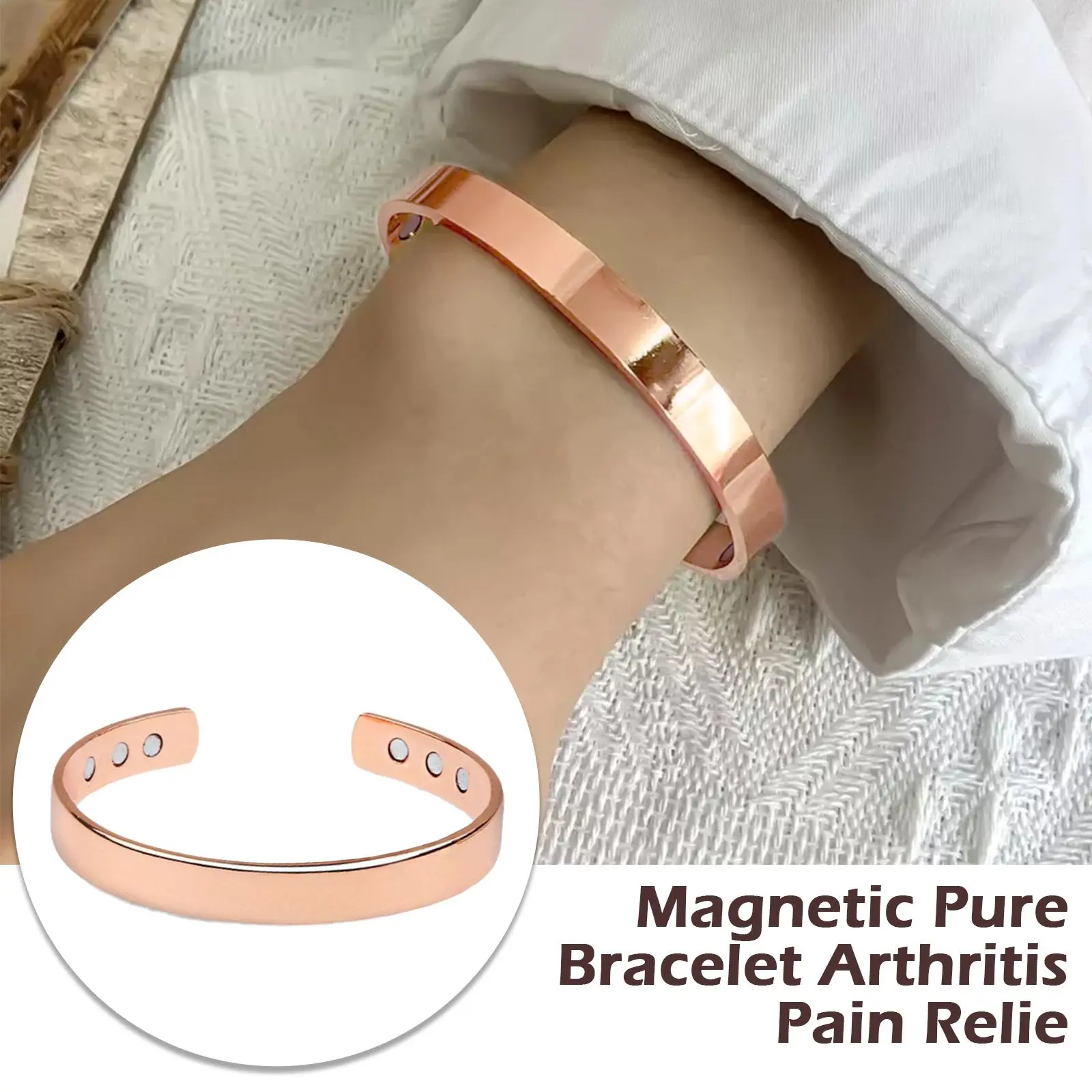 Magnetic Color Bracelet Healing Biotherapy Arthritis Bracelet Pain Unisex Relief Accessory Fashion U1O7