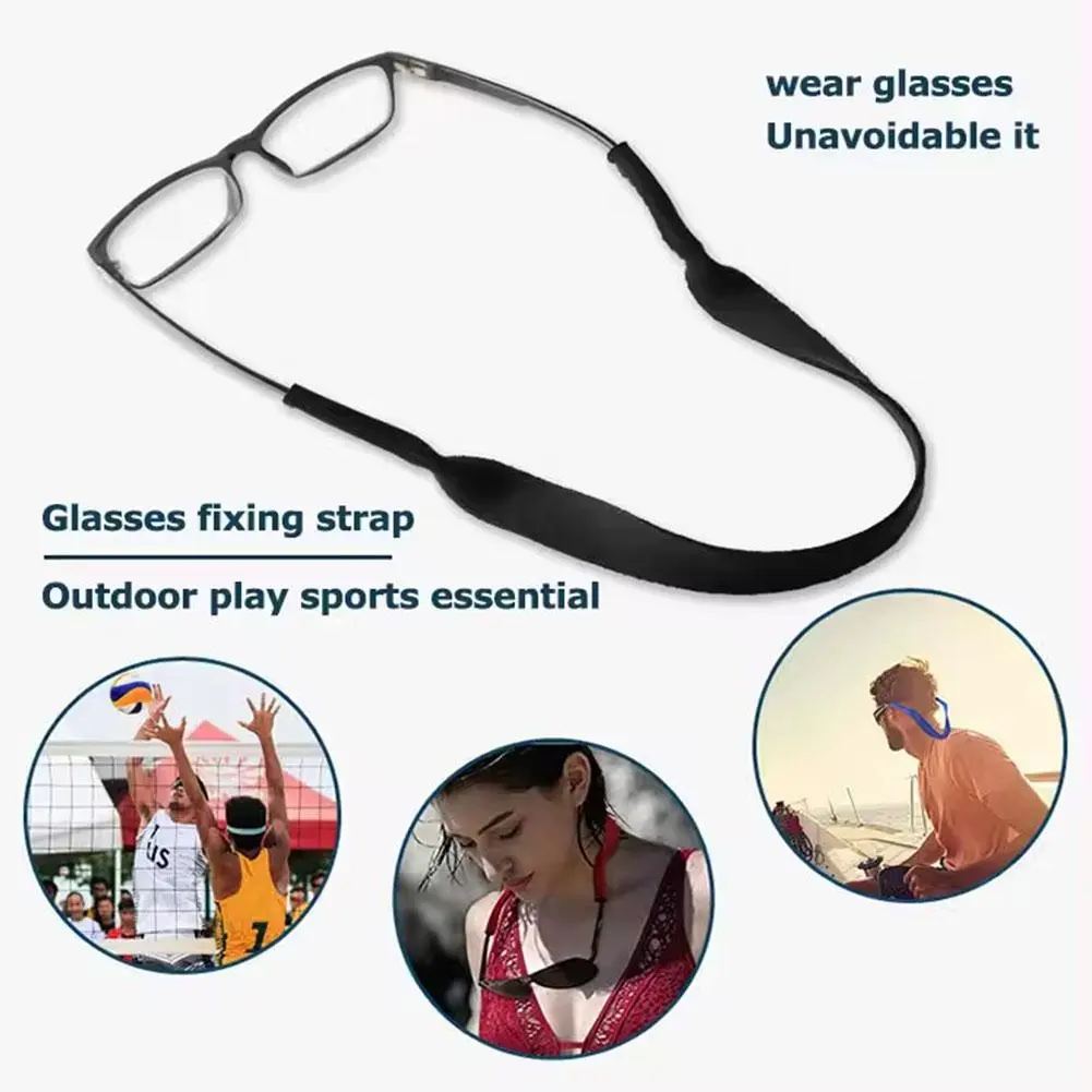 Soild Floating Glasses Sunglasses Stretchy Band Strap Belt Cord Holder Neoprene Sunglasses Eyeglass Band Floater Cord 42*2cm