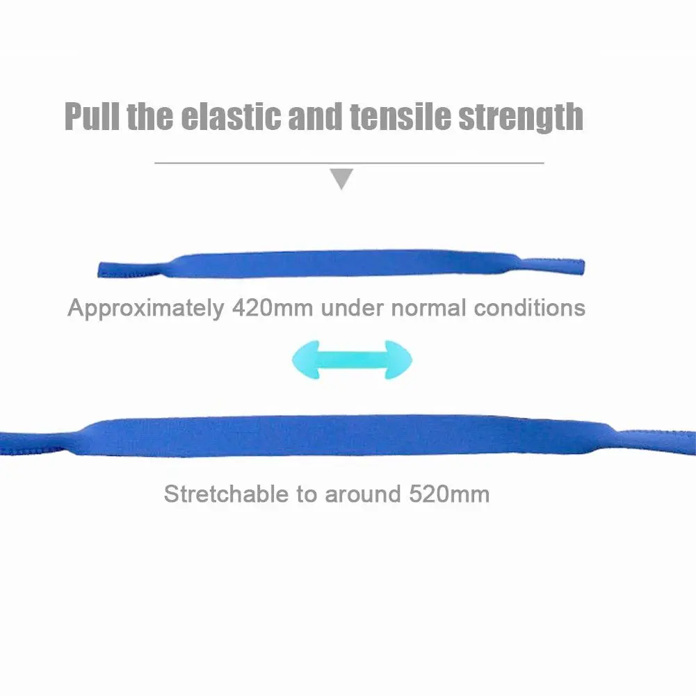 Soild Floating Glasses Sunglasses Stretchy Band Strap Belt Cord Holder Neoprene Sunglasses Eyeglass Band Floater Cord 42*2cm