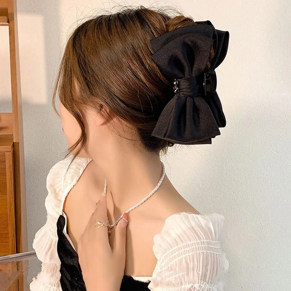 Large hair clips for women girl accessoires pin bows butterfly korean claw hairbows Yoga fascinator crab Headdress lolita n T6O7