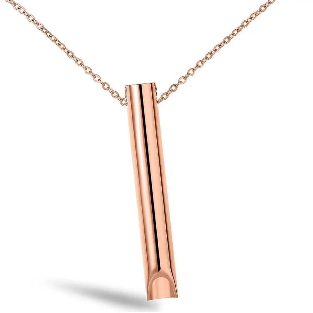 Breathlace Necklace Quit Smoking Calm Harmony Anti-Smoking Necklace, Breathing Necklace For Anxiety Stainless Steel Mindful