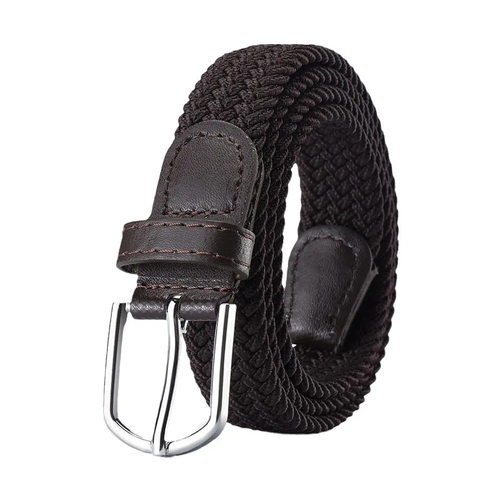 Men's Belt Fashion Casual Woven Elastic Belt Outdoor Sports Military Tactical Strap Climbing Work Belt Unisex With Jeans Pants