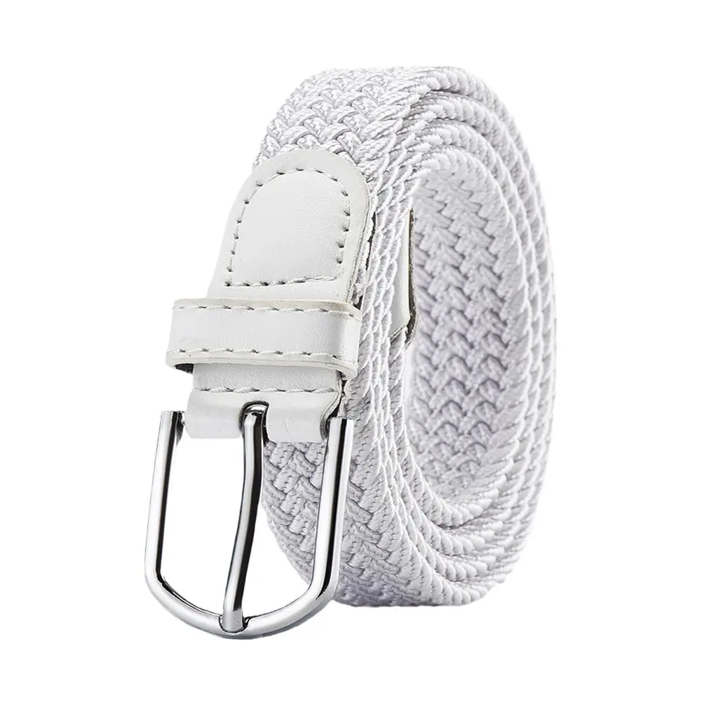 Men's Belt Fashion Casual Woven Elastic Belt Outdoor Sports Military Tactical Strap Climbing Work Belt Unisex With Jeans Pants