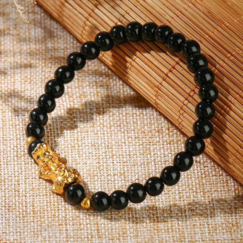 2024 Chinese Year of the Dragon Lucky Bracelet for Women Handmade Beaded Adjustable Bracelets Amulet Friendship Jewelry