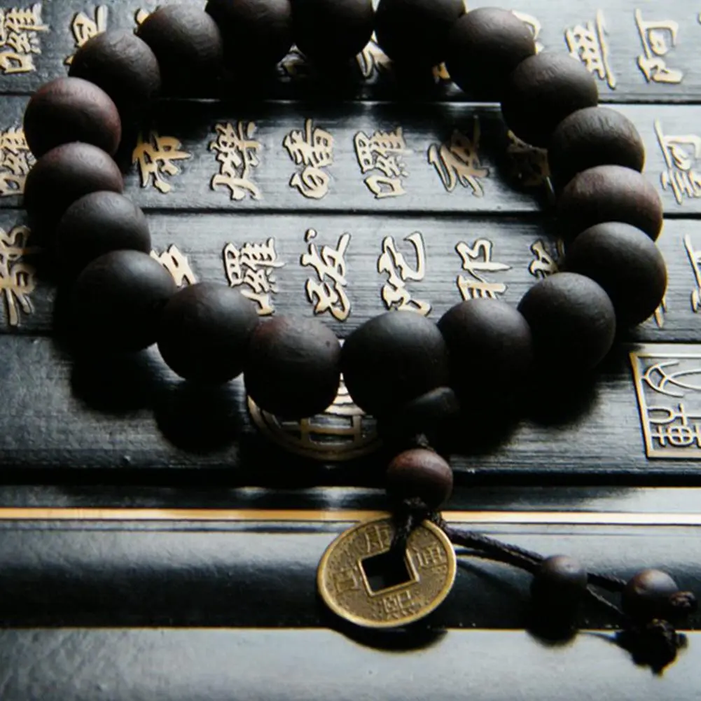Feng Shui Wealth Bracelet Good Luck Bracelet Black Obsidian Stone Crystal Beads Bracelet for Women Men Prayer Jewelry Gift