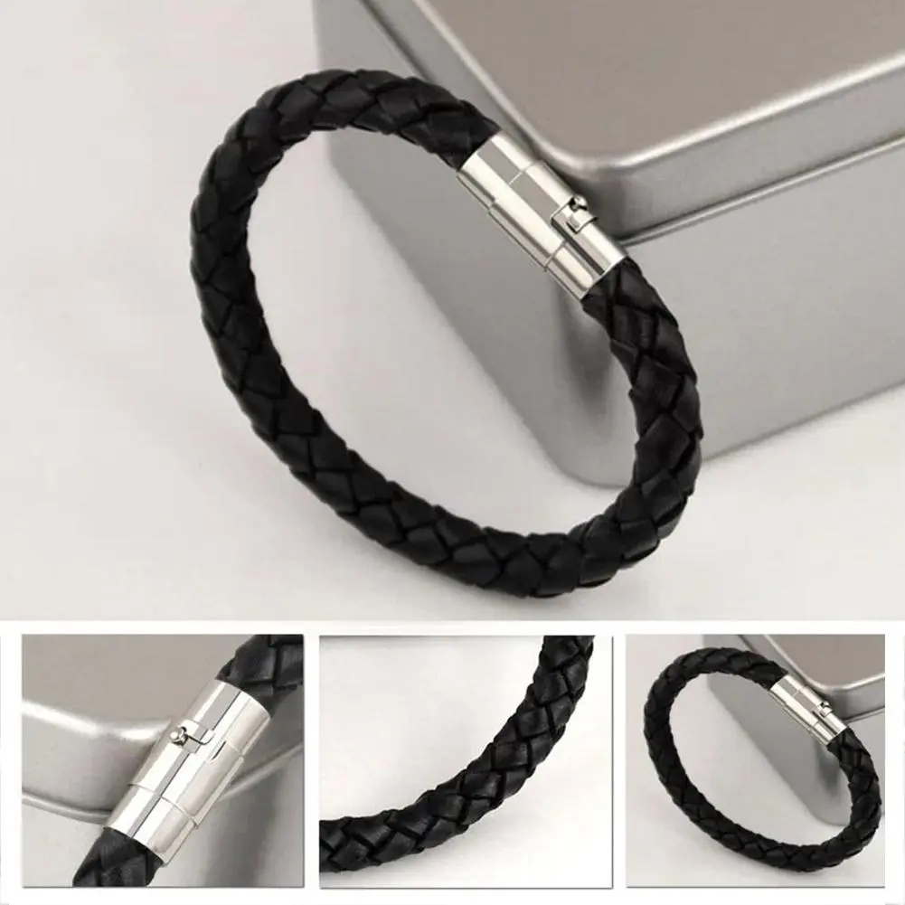 Simple Style Rope Bracelet Unisex Magentic Clasp Lucky Red Thread Braslet Friendship Jewelry Beach Accessories Gift