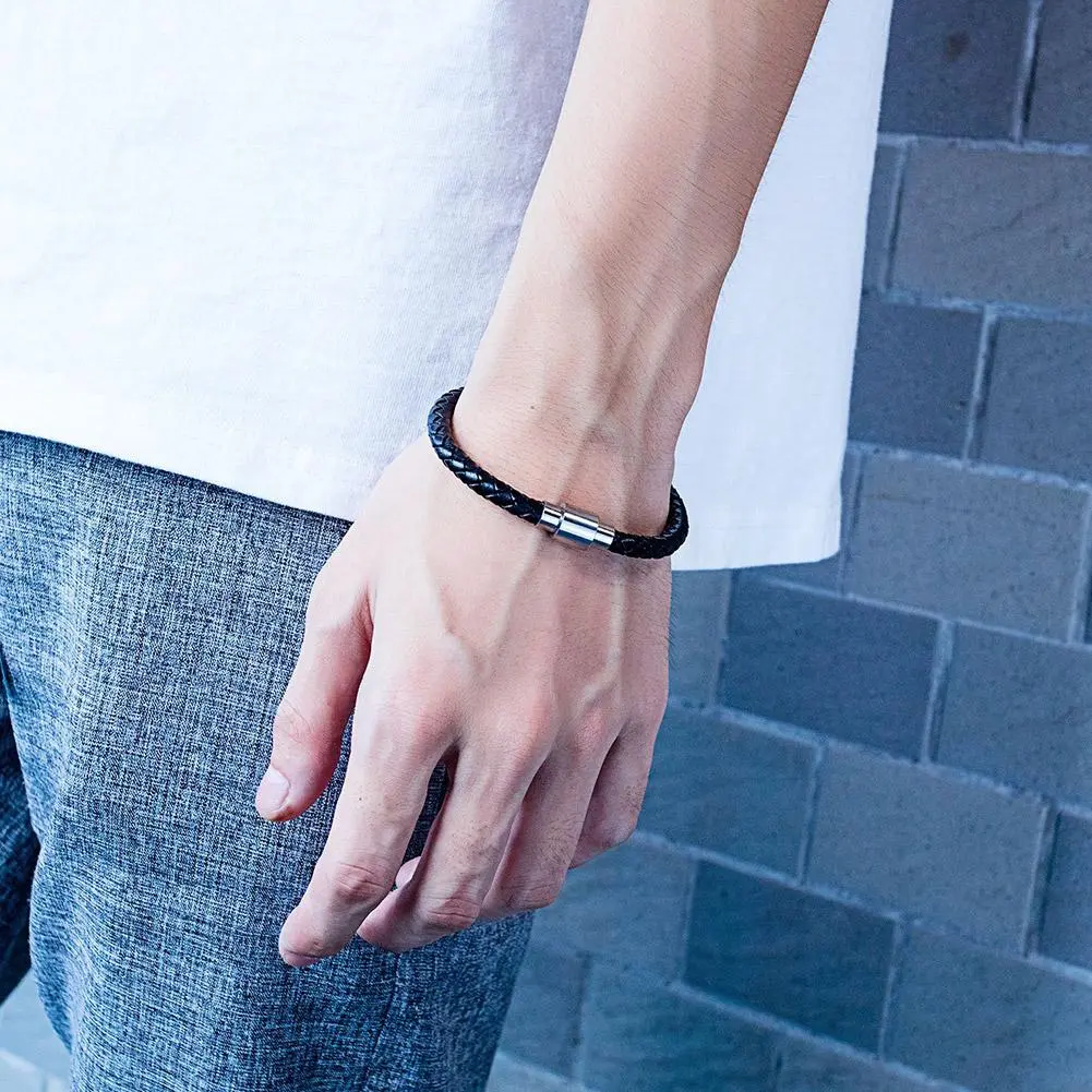Simple Style Rope Bracelet Unisex Magentic Clasp Lucky Red Thread Braslet Friendship Jewelry Beach Accessories Gift