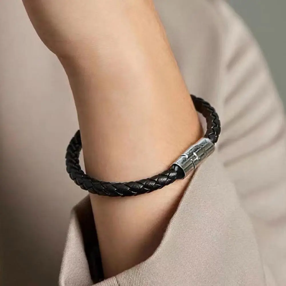 Simple Style Rope Bracelet Unisex Magentic Clasp Lucky Red Thread Braslet Friendship Jewelry Beach Accessories Gift