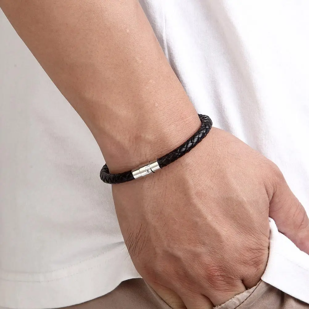 Simple Style Rope Bracelet Unisex Magentic Clasp Lucky Red Thread Braslet Friendship Jewelry Beach Accessories Gift