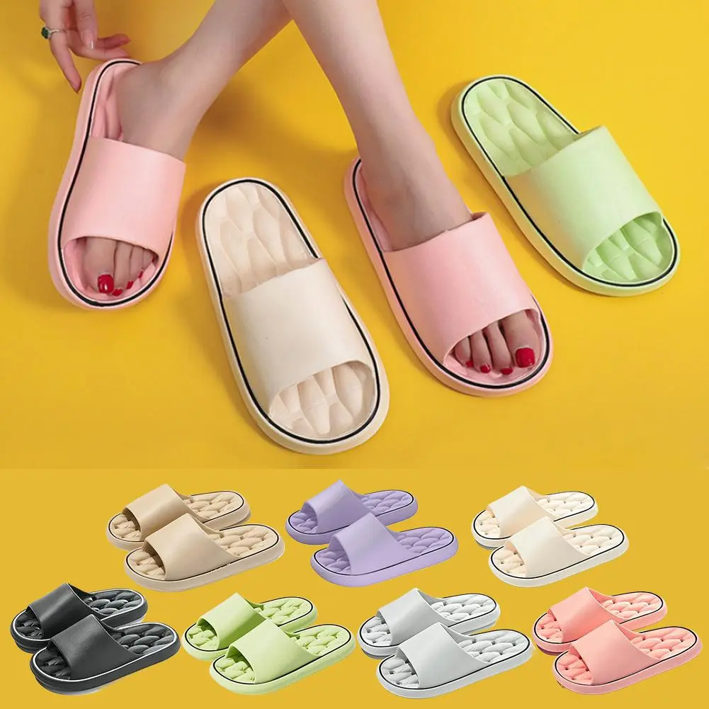 Summer EVA Anti Slip House Slippers Indoor Outdoor Home Sole Footwear Holiday Lightweight Comfortable Chart Size Soft Avail Y7C0