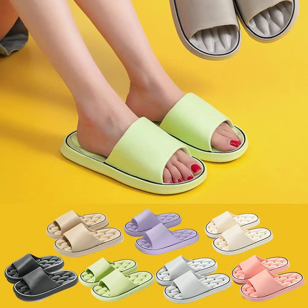 Summer EVA Anti Slip House Slippers Indoor Outdoor Home Sole Footwear Holiday Lightweight Comfortable Chart Size Soft Avail Y7C0