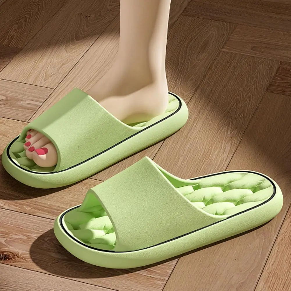 Summer EVA Anti Slip House Slippers Indoor Outdoor Home Sole Footwear Holiday Lightweight Comfortable Chart Size Soft Avail Y7C0