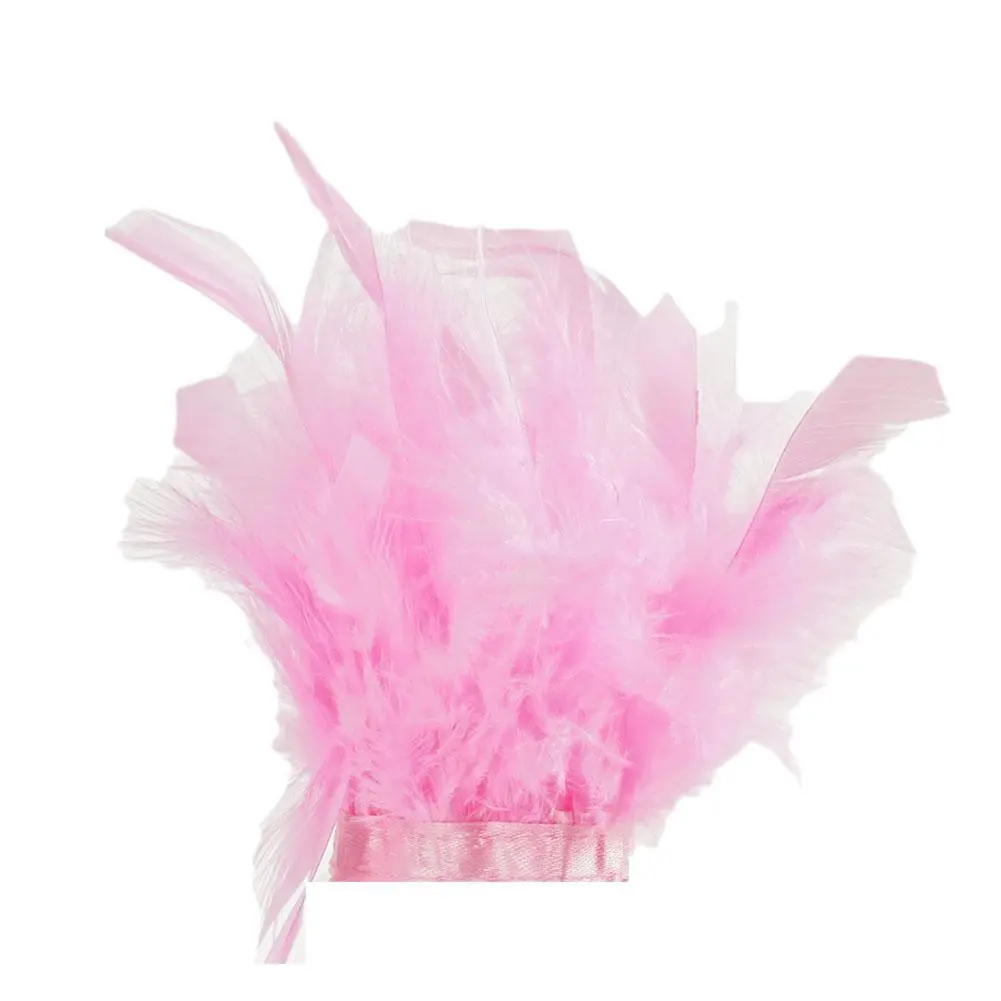 Women Natural Fur Feather Cuffs Sexy Snap On Bracelet Arm Cuff Shirts Sleeves For Women Real Ostrich Feather Anklet Wrist Cuff