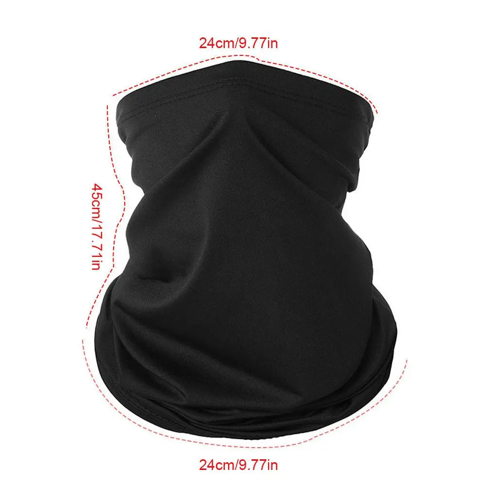 Summer Breathable Cool Mesh Bandana Hiking Hunting Cycling Running Tube Scarf Ski Sports Neck Warmer Half Face Mask Men Women