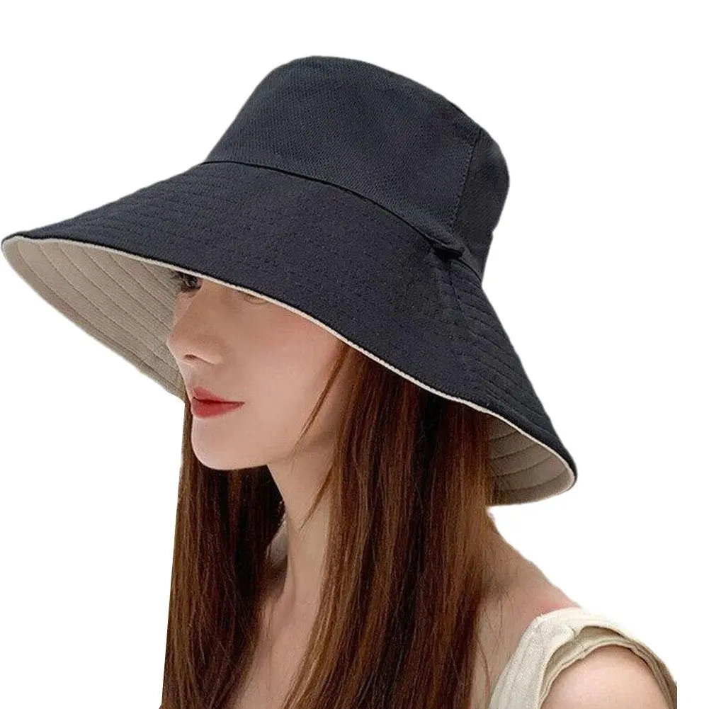 Foldable Sun Protection Hat Women Wide Brim Sun Visor UPF Spring 50+ Protection Traveling Hat Summer Hiking Cap Fishing