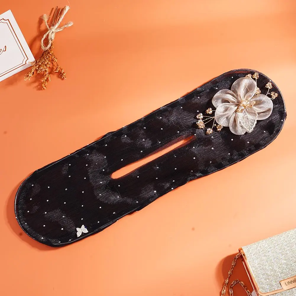Lazy Hair Curler Deft Bun Clip Hair Bun Maker Twister Twist Roller Rabbit Women Hair Bow Hair Accessories Ear Bun Flower Bu K3C9