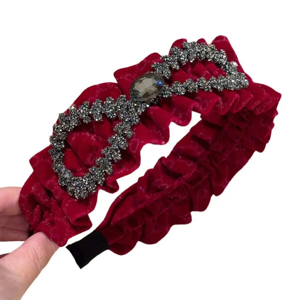Fashion Headdress Girls Hair Accessories Sweet Black Bow Knot Hairband Temperament Elegant Headband For Women Korean Style G6S6