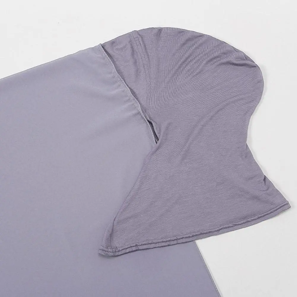 New Chiffon Hijab With Cap Muslim Women Jersey Bonnet Islam Hijab And Headwrap Wraps Bonnet Shawls Islamic Scarf F1X5