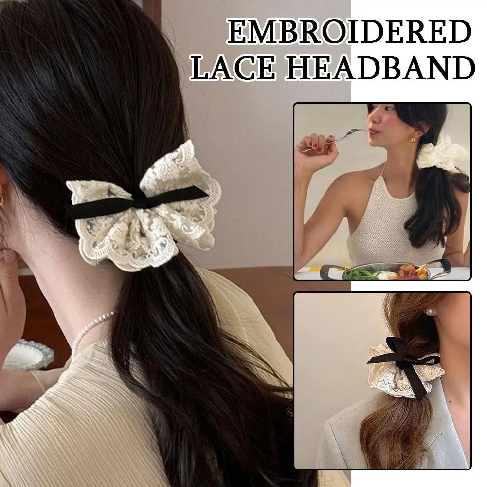 New Cute Bowknot Headbands Girls Elastic Hair Bands Hair Accessories for Women Cartoon Bows Headwear Ornaments