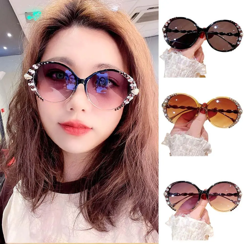 Polarized Sunglasses Women Sunglasses UV400 Protection Sun with Sunglasses Glass Glasses Female Rhinestone Fashion Women X9C0