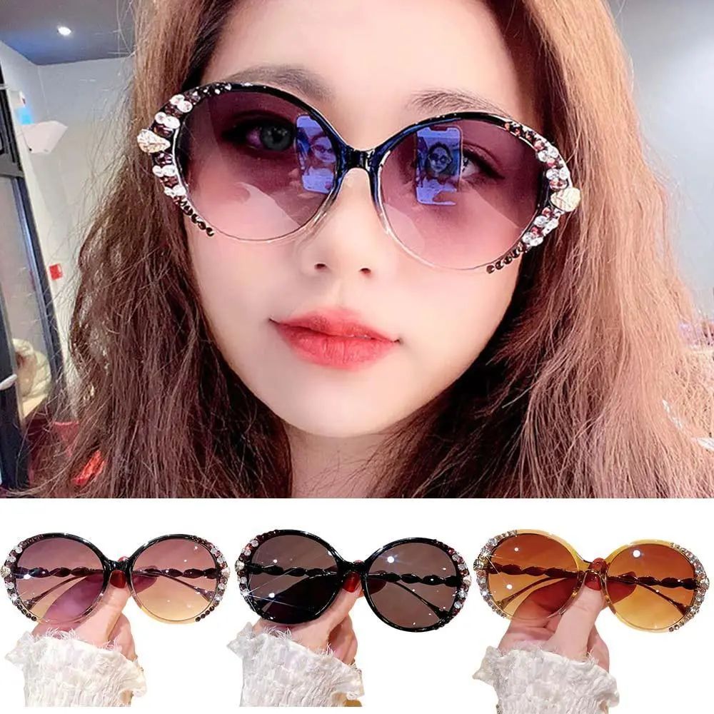 Polarized Sunglasses Women Sunglasses UV400 Protection Sun with Sunglasses Glass Glasses Female Rhinestone Fashion Women X9C0
