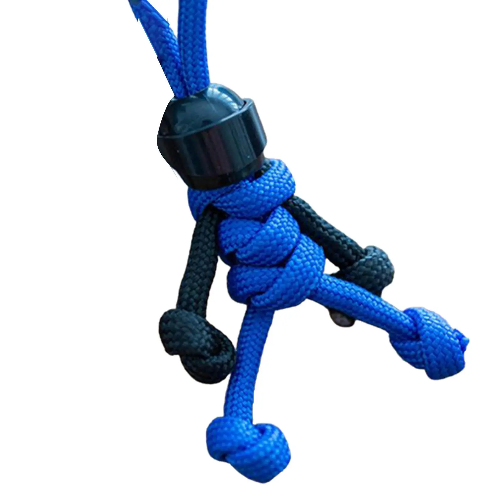 Handmade Building Block Keychain Biker Helmet Pendant Doll Keychain Rope Bag Decor Braided Hanging Paracord Crafts Backpack I4O1