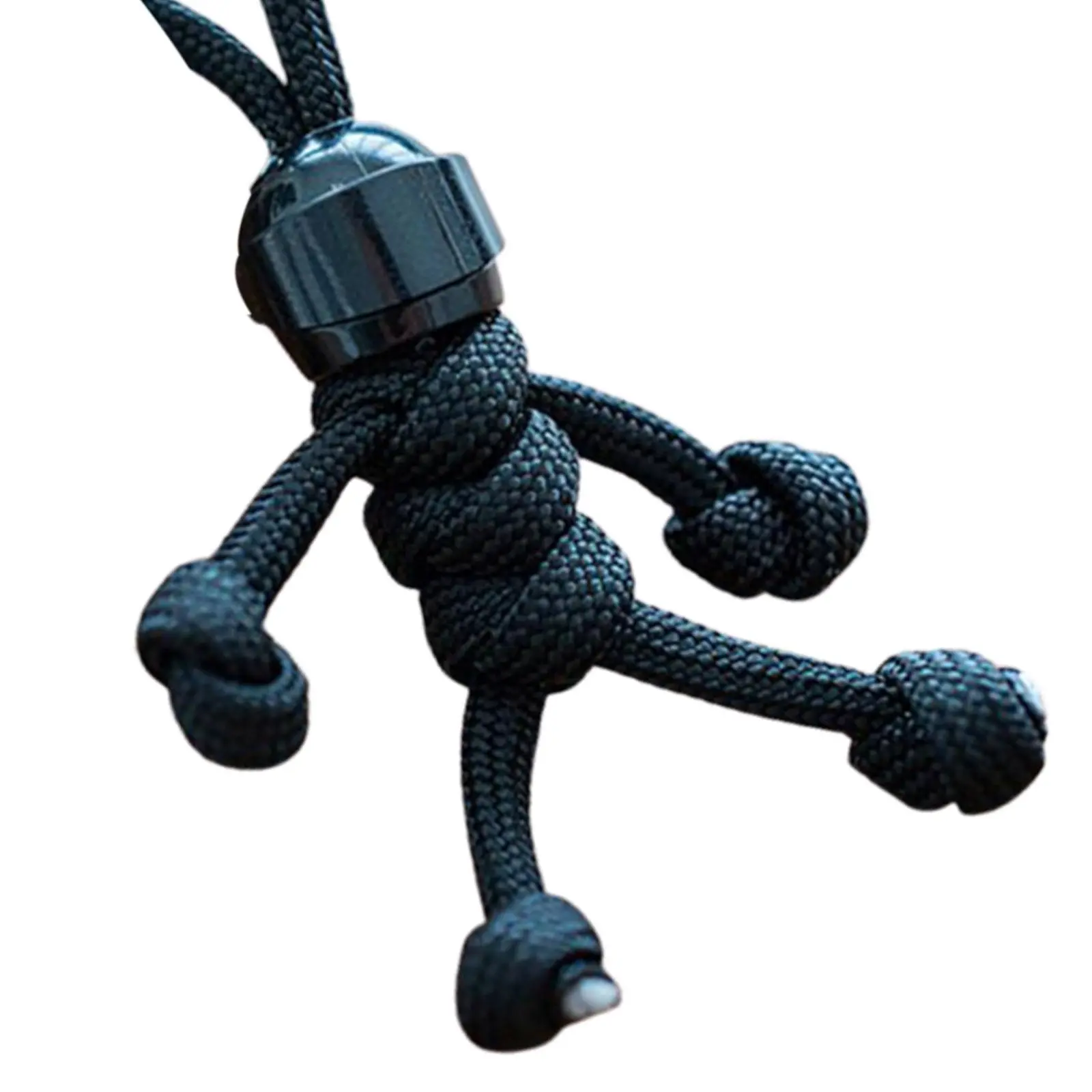 Handmade Building Block Keychain Biker Helmet Pendant Doll Keychain Rope Bag Decor Braided Hanging Paracord Crafts Backpack I4O1