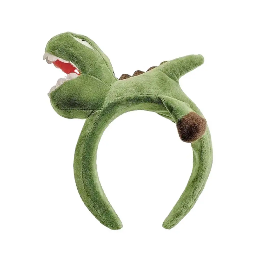 Dinosaur Hair Band For Women Washing Face Super Cute And Cute Cartoon Funny Headband Hair Clip Hair Bundle Headwear U4A1