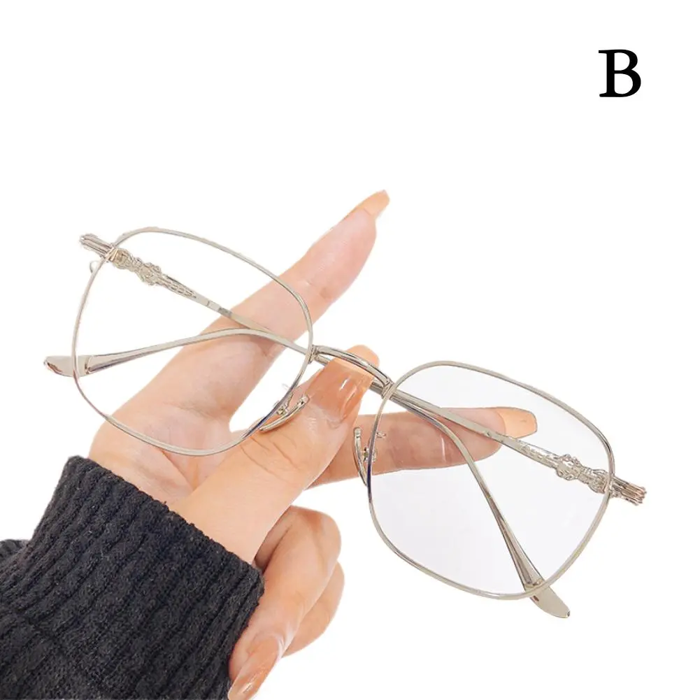 2025 Anti Radiation Eyeglasses Metal Frame Women Men Light Sunglasses Fashion Transitional Glasses Blue UV400 Photochromic K5H5
