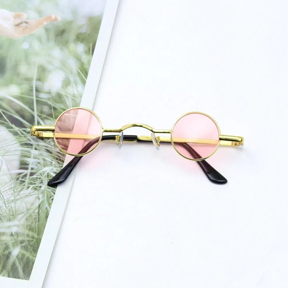 Vintage Small Frame Circular Shape Sunglasses Small Round Rock Punk Sunglasses For Women Men Funny Sunglasses T0A3