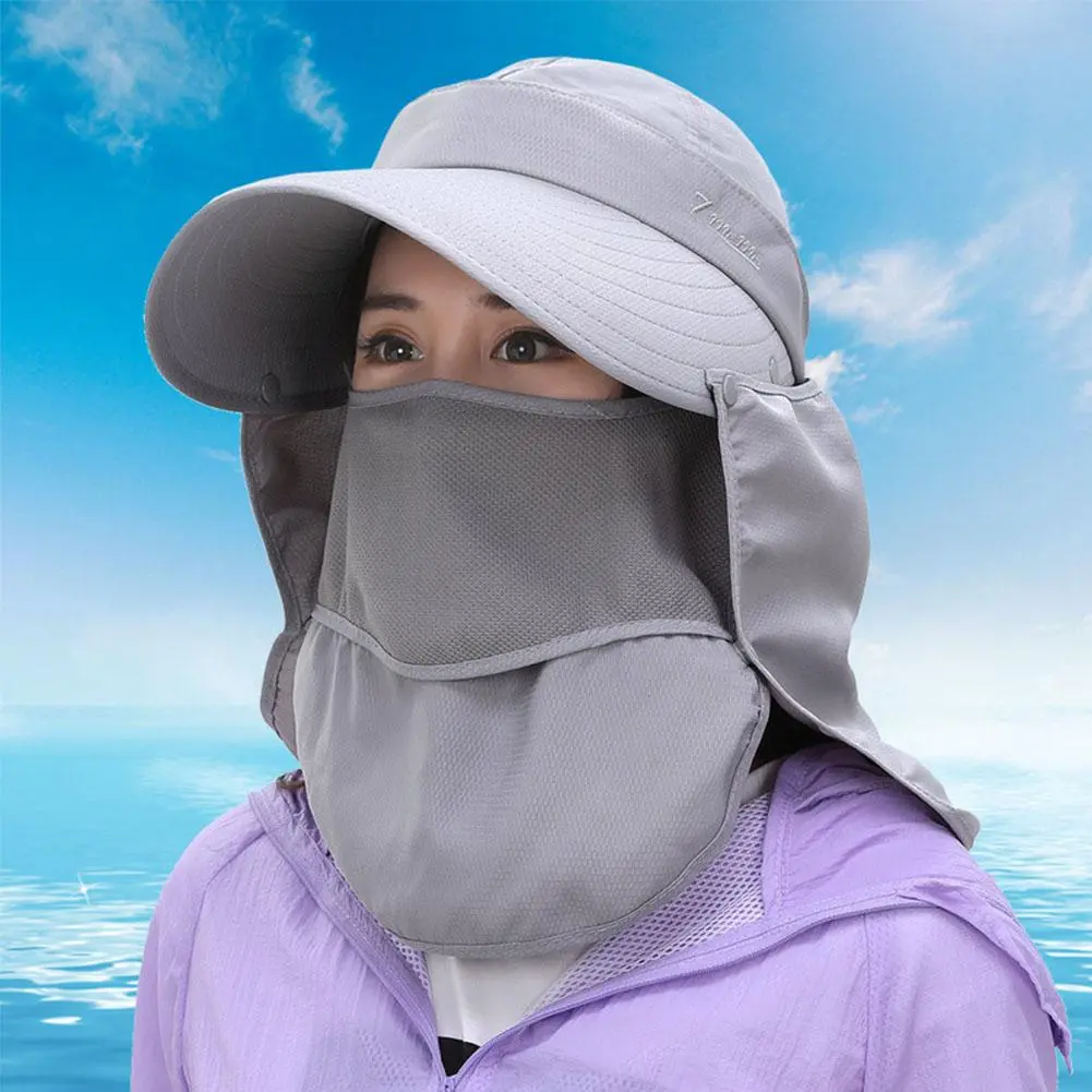 Sun Protection Bucket Hat Quick-dry Fisherman Hat Panama Hat Anti-UV Wide Brim Breathable Summer Man Women
