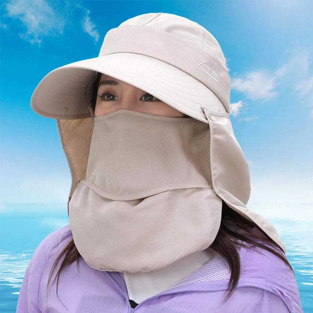 Sun Protection Bucket Hat Quick-dry Fisherman Hat Panama Hat Anti-UV Wide Brim Breathable Summer Man Women