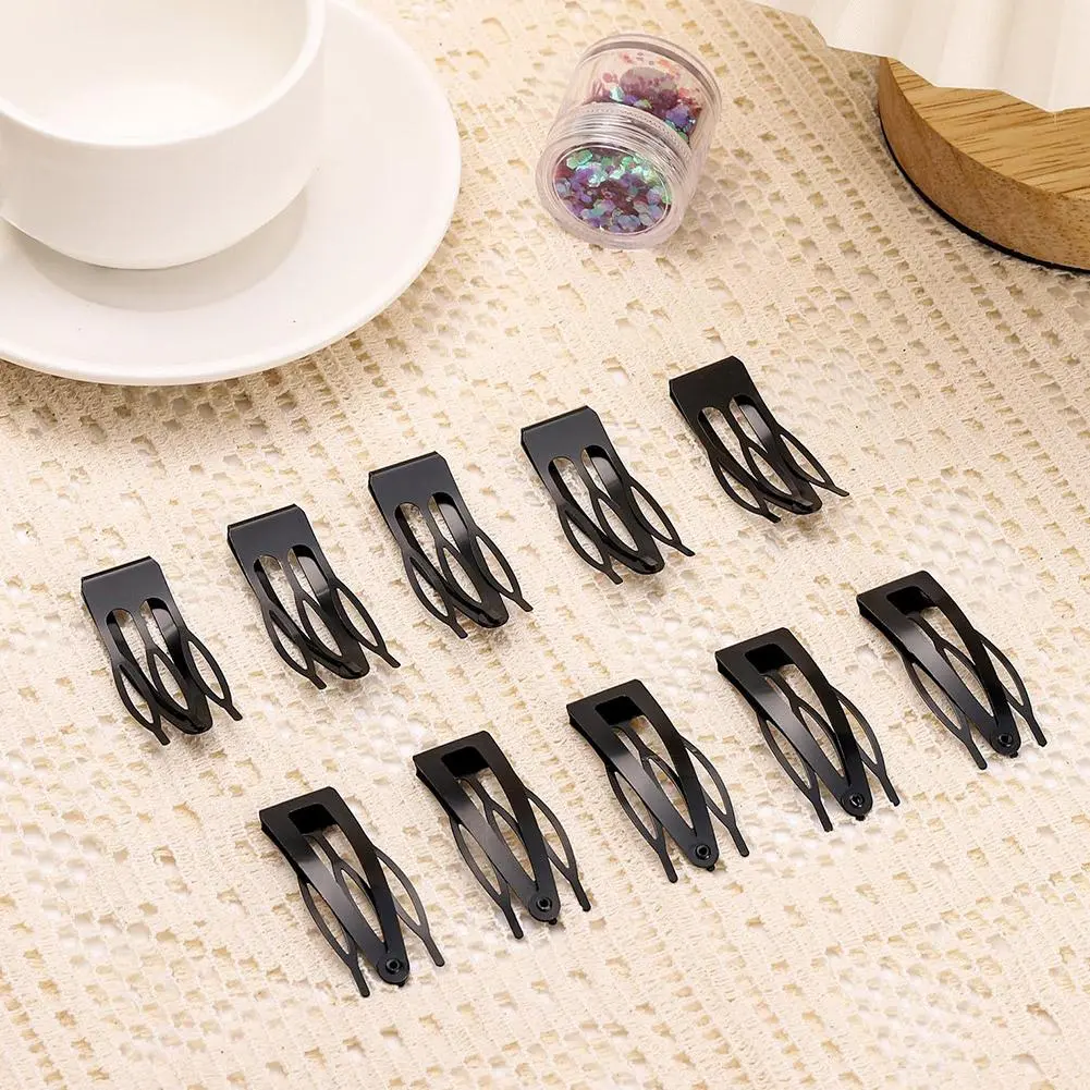 Metal snap hairpin 10PCS Explosive Metal Hairpins Hair Clips for Broken Hair Fringe Updos Strong Hold Headpins for Women/Gi R8Z8