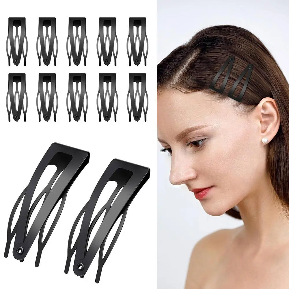 Metal snap hairpin 10PCS Explosive Metal Hairpins Hair Clips for Broken Hair Fringe Updos Strong Hold Headpins for Women/Gi R8Z8