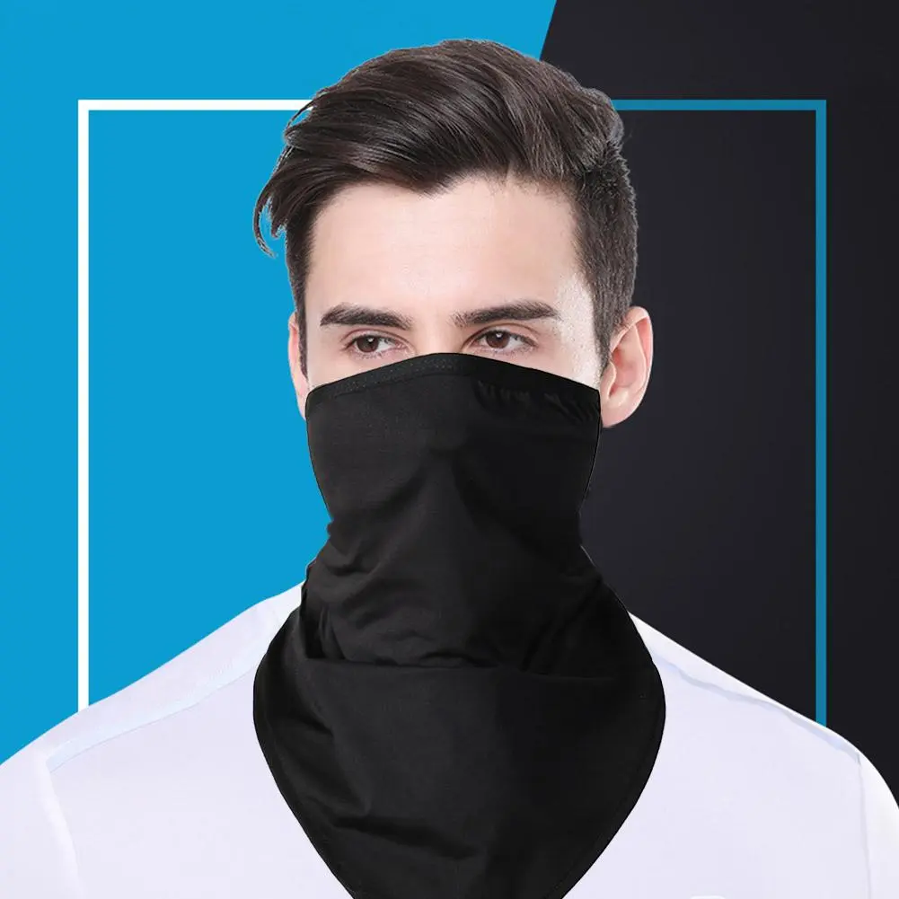 Outdoor Balaclava Riding Face Mask Unisex Neck Protection Sunscreen Masks Motorcycle Earmuffs Silk Head Scarf Facemask cycling