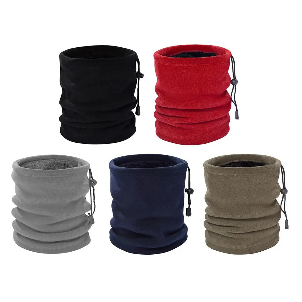 Fleece Warm Winter Windproof Neck Tube Scarf for Men Women Bandana Mask Half Face Cover Cycling Ski Sport Camping Hiking Scarf