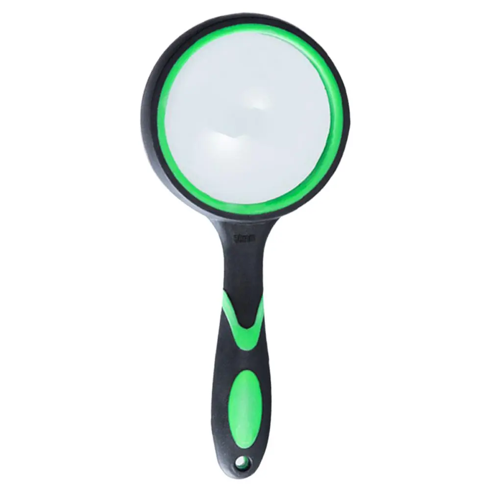 10X Magnifying Glass For Kids Seniors Handheld Reading Magnifier 50mm Magnifying Lens For Reading Science Nature Exploration