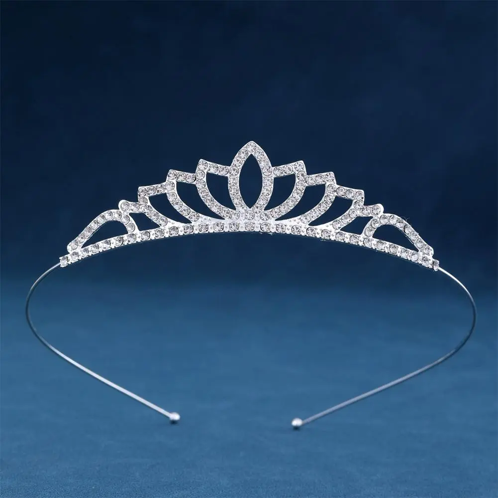 Rhinestone Crystal Hair Crowns For Women Queen Headbands Princess Hair Accessories Bridal Headdress Wedding Tiaras Jewelry