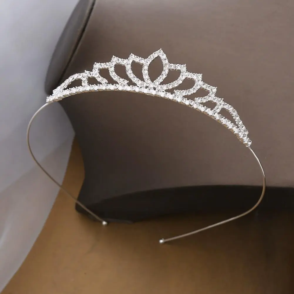 Rhinestone Crystal Hair Crowns For Women Queen Headbands Princess Hair Accessories Bridal Headdress Wedding Tiaras Jewelry