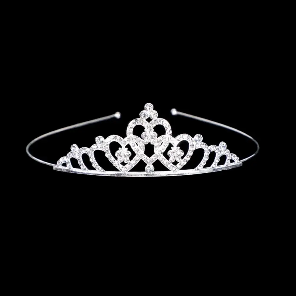 Rhinestone Crystal Hair Crowns For Women Queen Headbands Princess Hair Accessories Bridal Headdress Wedding Tiaras Jewelry
