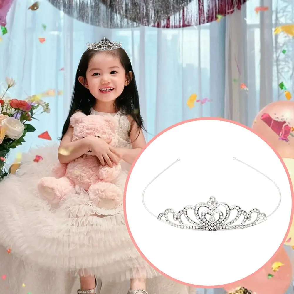 Rhinestone Crystal Hair Crowns For Women Queen Headbands Princess Hair Accessories Bridal Headdress Wedding Tiaras Jewelry