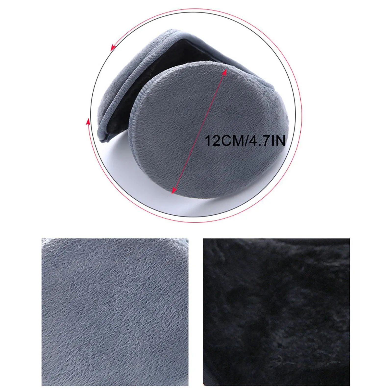 Warm Thicken Velvet Earmuffs Winter Outdoor Cycling Fleece Rabbit Fur Men Women Cycling Ear Cover Protector Plush Soft Ear Muffs