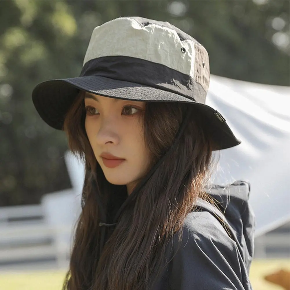Japanese Quick-drying Packable Hat Fisherman Hat Women Summer Sun Hanging Bag Mountaineering Leisure Vacation Visor Basin Hat